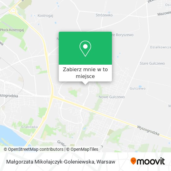 Mapa Małgorzata Mikołajczyk-Goleniewska