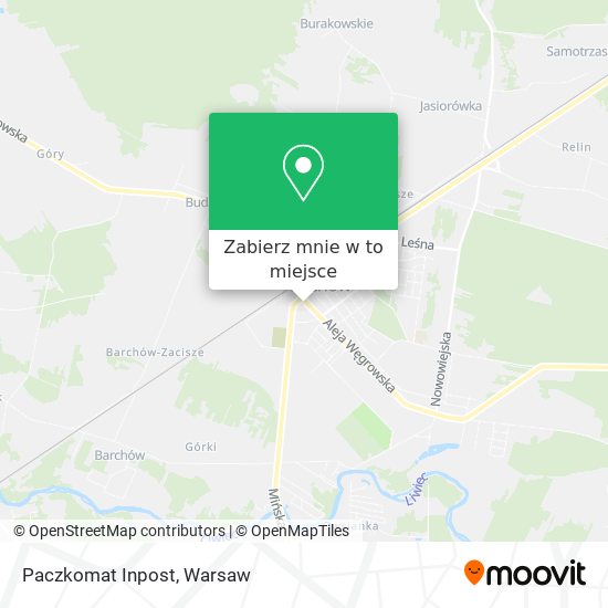 Mapa Paczkomat Inpost