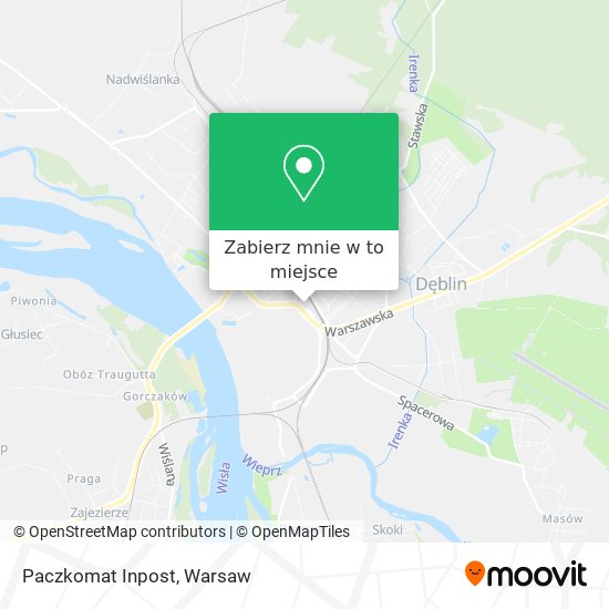 Mapa Paczkomat Inpost