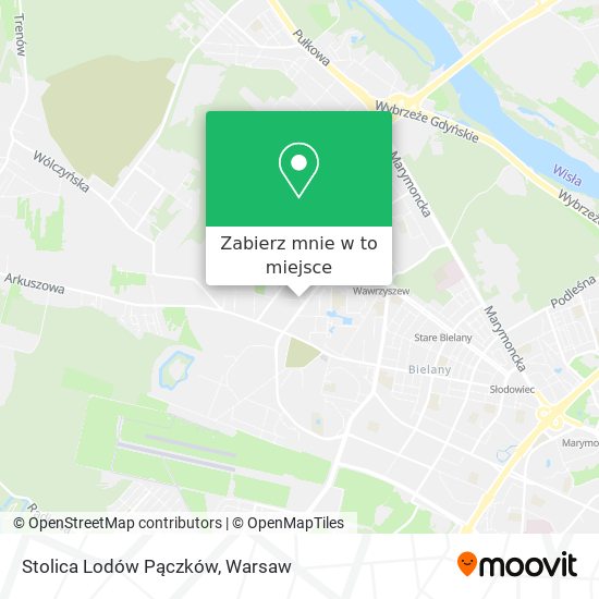 Mapa Stolica Lodów Pączków