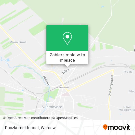 Mapa Paczkomat Inpost