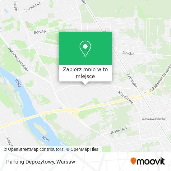 Mapa Parking Depozytowy