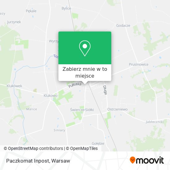 Mapa Paczkomat Inpost