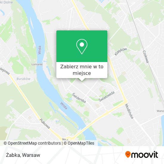 Mapa Żabka