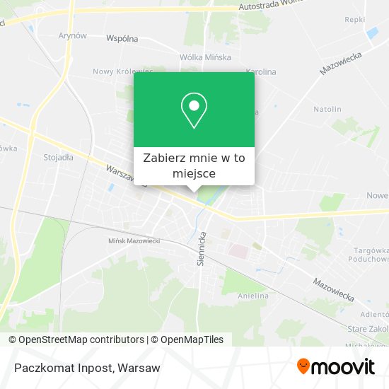 Mapa Paczkomat Inpost