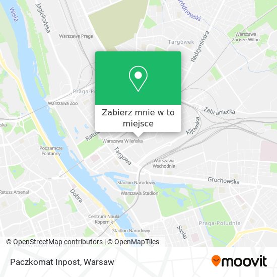 Mapa Paczkomat Inpost