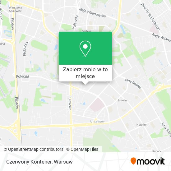 Mapa Czerwony Kontener