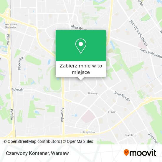 Mapa Czerwony Kontener