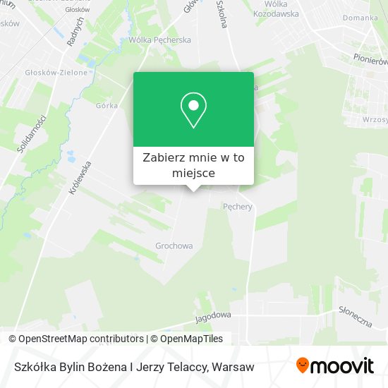 Mapa Szkółka Bylin Bożena I Jerzy Telaccy