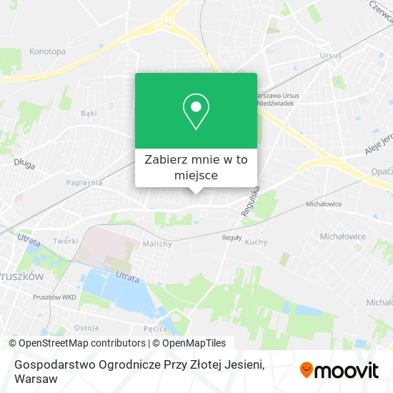 Mapa Gospodarstwo Ogrodnicze Przy Złotej Jesieni