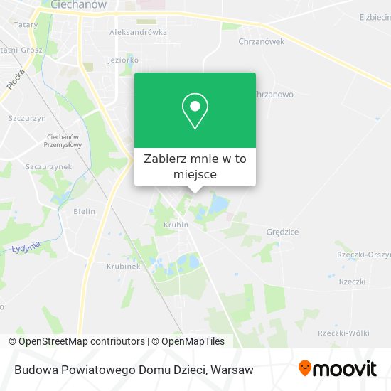 Mapa Budowa Powiatowego Domu Dzieci