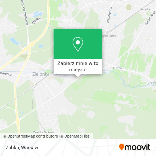 Mapa Żabka