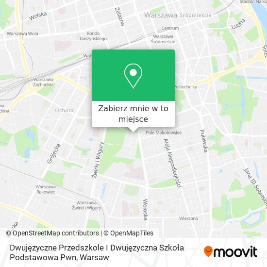 Mapa Dwujęzyczne Przedszkole I Dwujęzyczna Szkoła Podstawowa Pwn