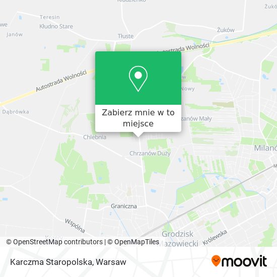 Mapa Karczma Staropolska