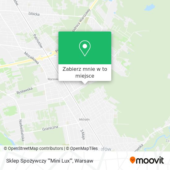 Mapa Sklep Spożywczy ""Mini Lux""