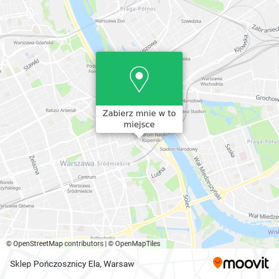 Mapa Sklep Pończosznicy Ela