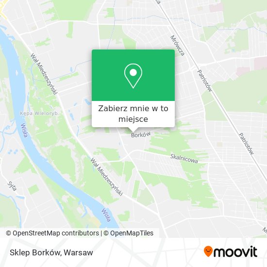 Mapa Sklep Borków