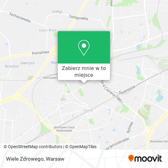 Mapa Wiele Zdrowego