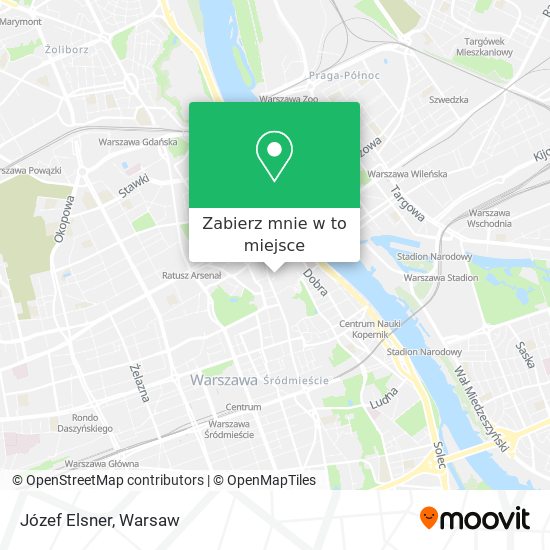 Mapa Józef Elsner