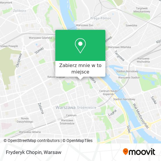 Mapa Fryderyk Chopin