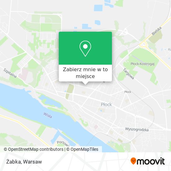 Mapa Żabka