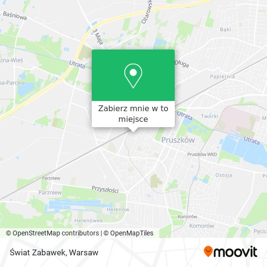 Mapa Świat Zabawek