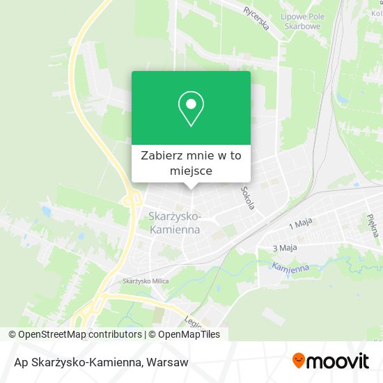 Mapa Ap Skarżysko-Kamienna