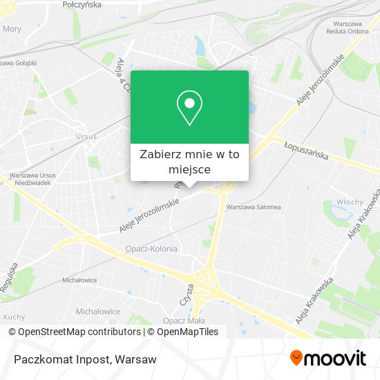 Mapa Paczkomat Inpost