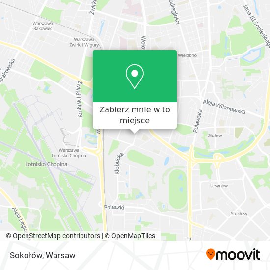 Mapa Sokołów