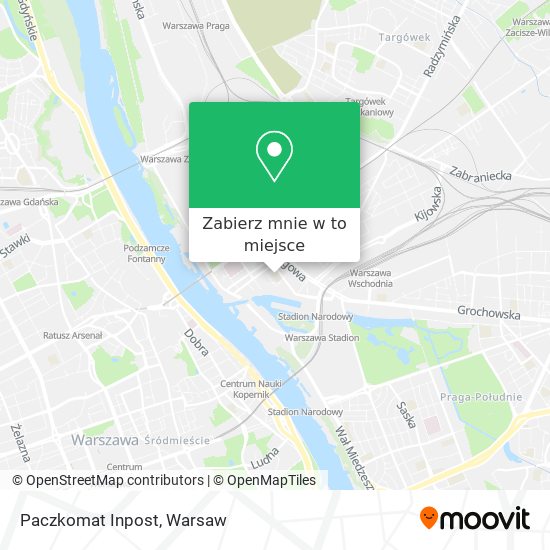 Mapa Paczkomat Inpost