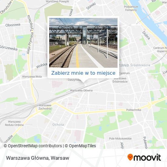Mapa Warszawa Główna