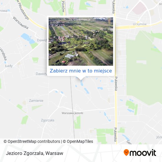 Mapa Jezioro Zgorzała