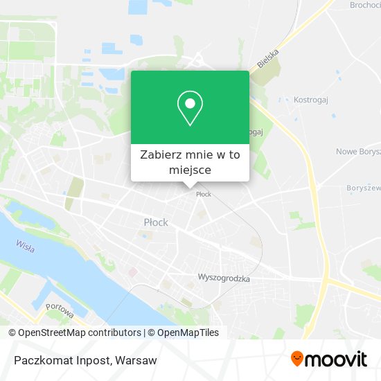 Mapa Paczkomat Inpost