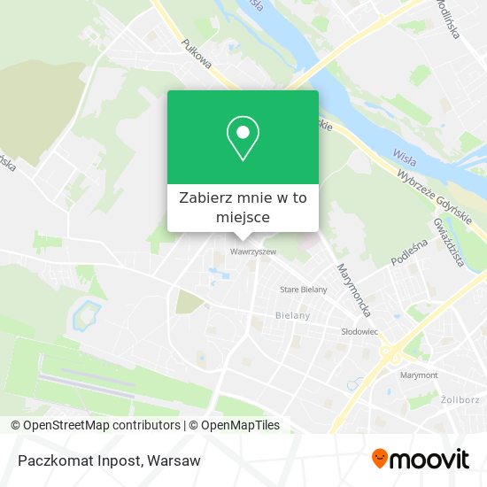 Mapa Paczkomat Inpost