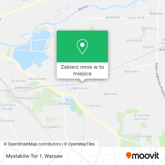 Mapa Mysłaków Tor 1