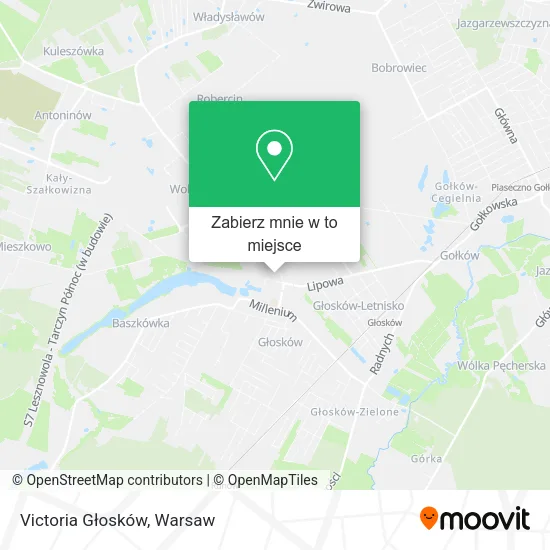 Mapa Victoria Głosków