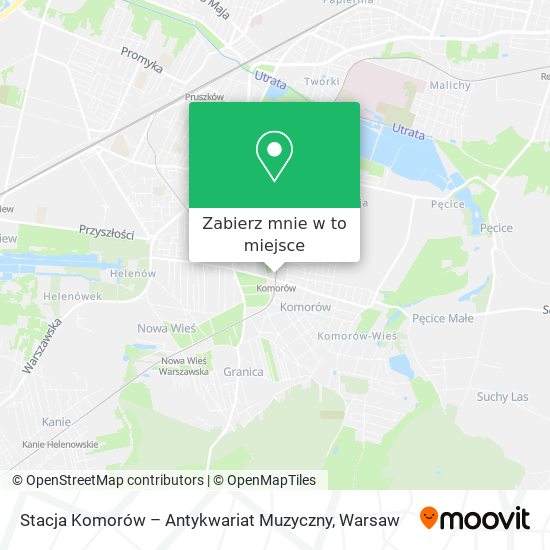 Mapa Stacja Komorów – Antykwariat Muzyczny