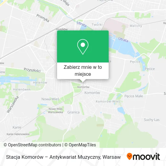 Mapa Stacja Komorów – Antykwariat Muzyczny