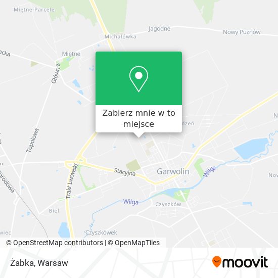 Mapa Żabka