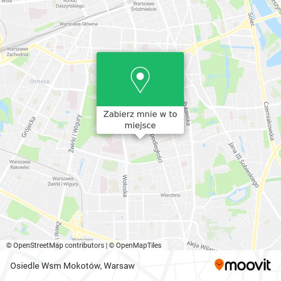 Mapa Osiedle Wsm Mokotów