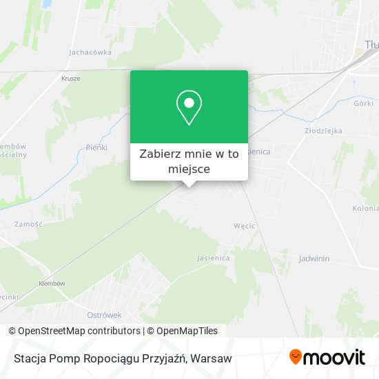 Mapa Stacja Pomp Ropociągu Przyjaźń