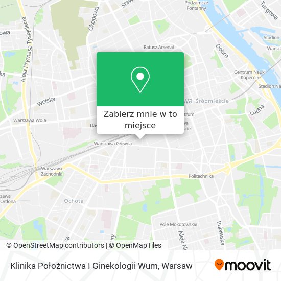 Mapa Klinika Położnictwa I Ginekologii Wum