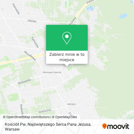 Mapa Kościół Pw. Najświętszego Serca Pana Jezusa