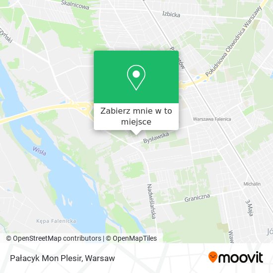 Mapa Pałacyk Mon Plesir