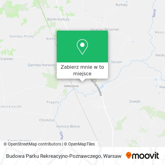 Mapa Budowa Parku Rekreacyjno-Poznawczego