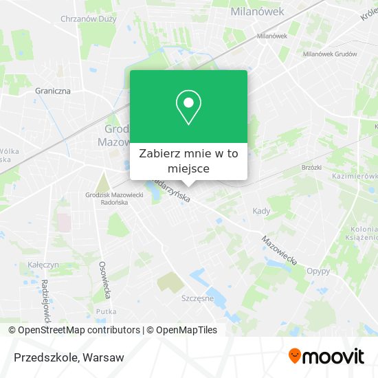 Mapa Przedszkole