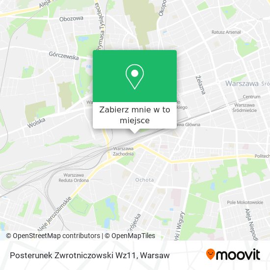 Mapa Posterunek Zwrotniczowski Wz11