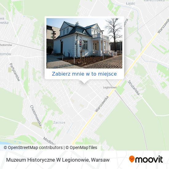 Mapa Muzeum Historyczne W Legionowie