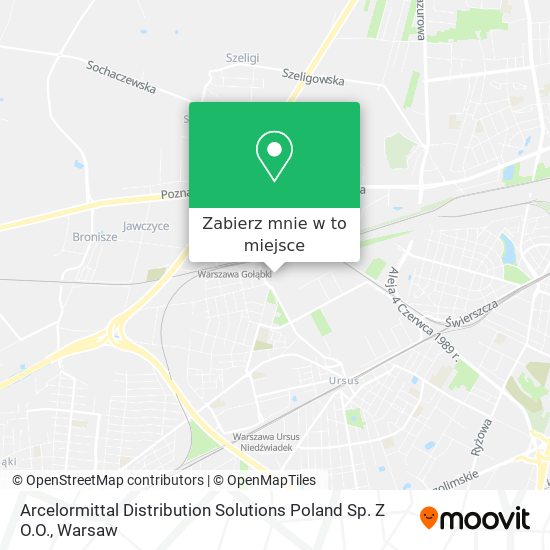 Mapa Arcelormittal Distribution Solutions Poland Sp. Z O.O.