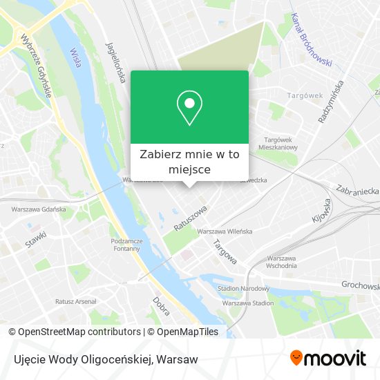 Mapa Ujęcie Wody Oligoceńskiej